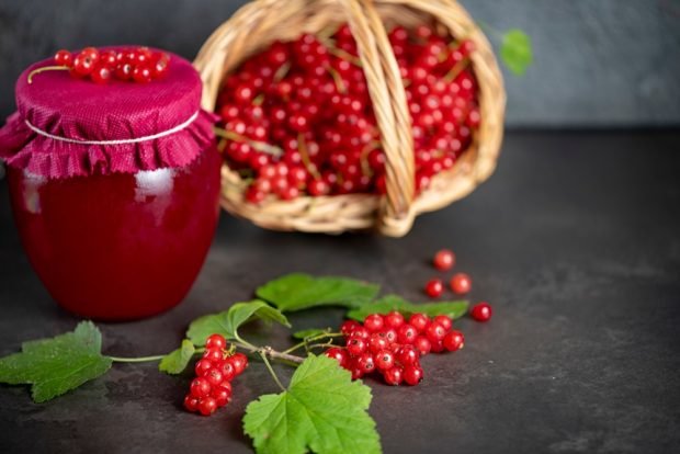 Джем из красной смородины без косточек0