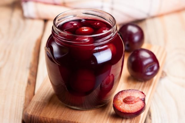 Компот из сливы и терна на зиму0