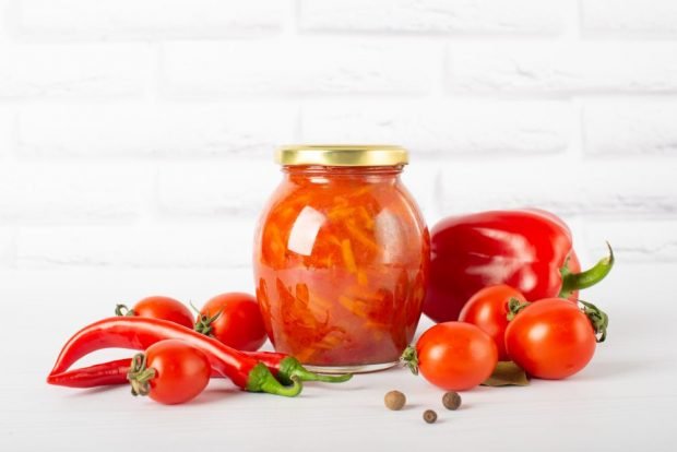 Лечо на зиму без уксуса0