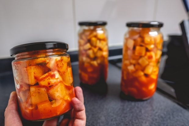 Маринованная репа на зиму0