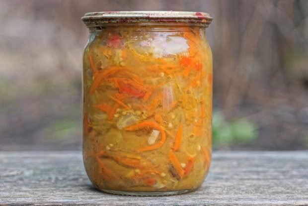 Салат из патиссонов на зиму0