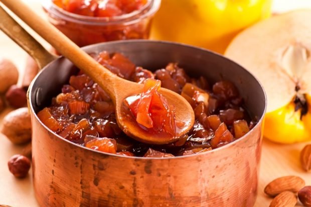 Варенье из айвы с лимоном и орехами Варенье из айвы с лимоном и орехами0