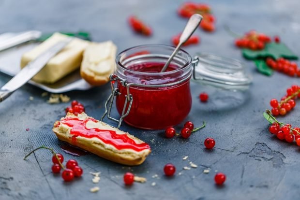 Варенье из красной смородины с желфиксом0