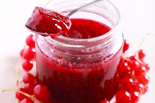 Желе из красной смородины с пектином0